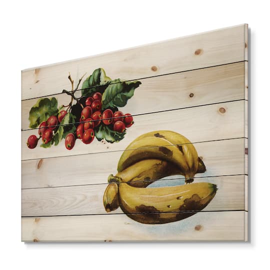 Designart - Banana and Red Berries